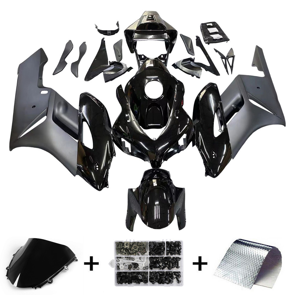 2004-2005 Honda CBR1000RR All Black RR Honda Racing Amotopart Fairings