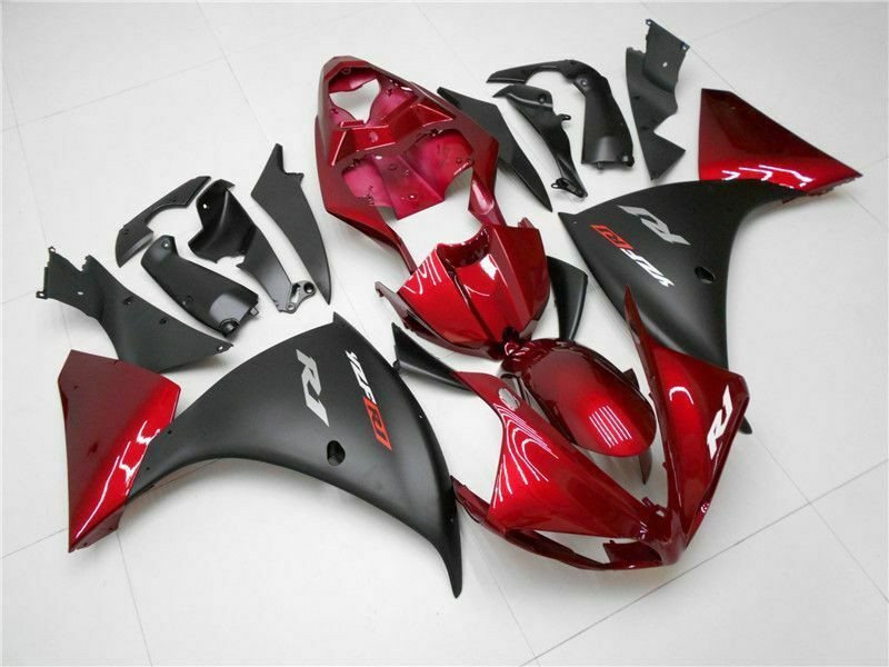 Red Black Injection Plastic ABS Fairing Fit for Yamaha YZF R1 2009-2012