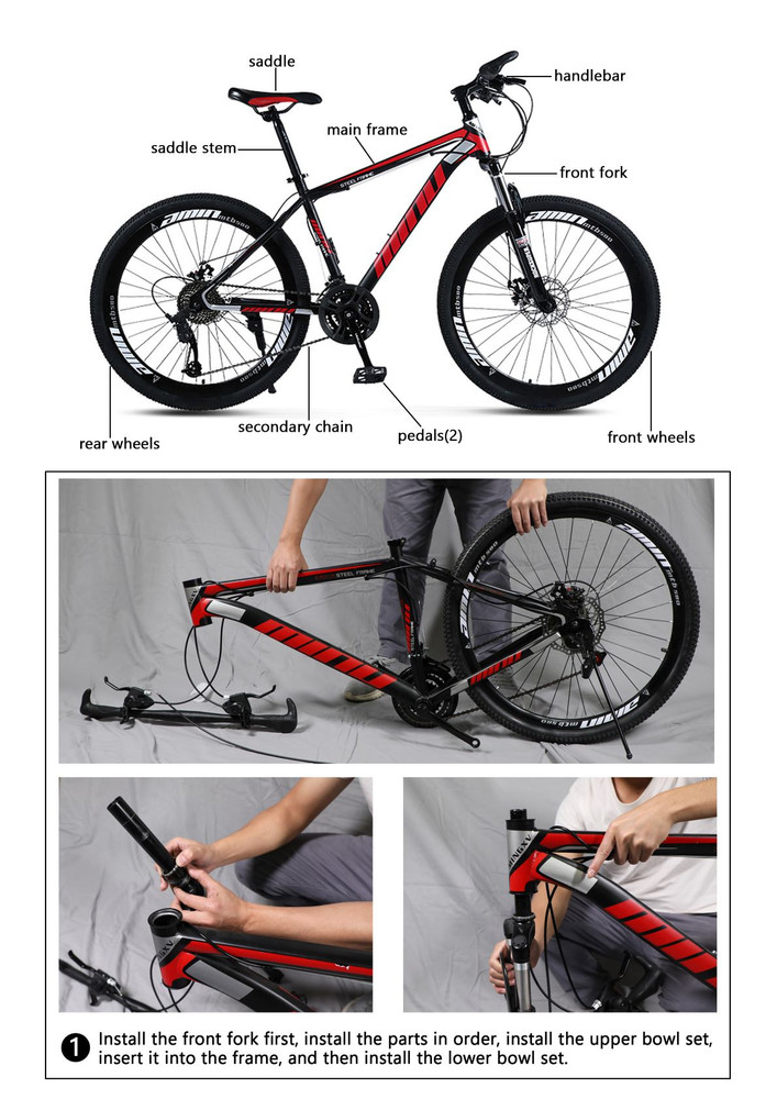 26 Inch Women's Mountain Bike for Sale 21 Speed Ladies Bicycle