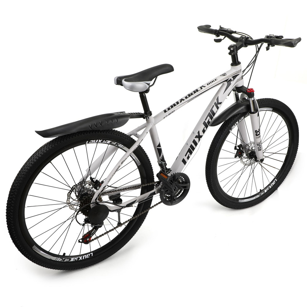 27.5 inches Wheels Adults Mountain Bike 21 Speed Bikes Bicycle MTB White&Black