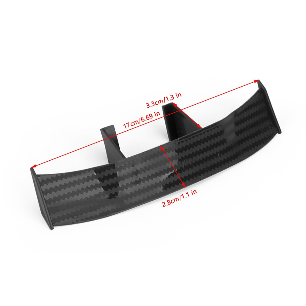 Universal Mini Spoiler Car Auto Tail Decoration Spoiler Wing Carbon Fiber