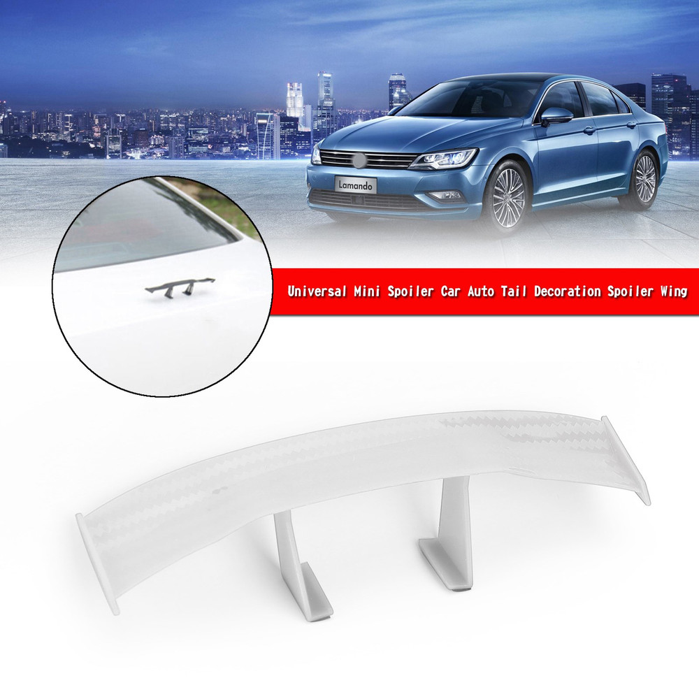 Universal Mini Spoiler Car Auto Tail Decoration Spoiler Wing Grey