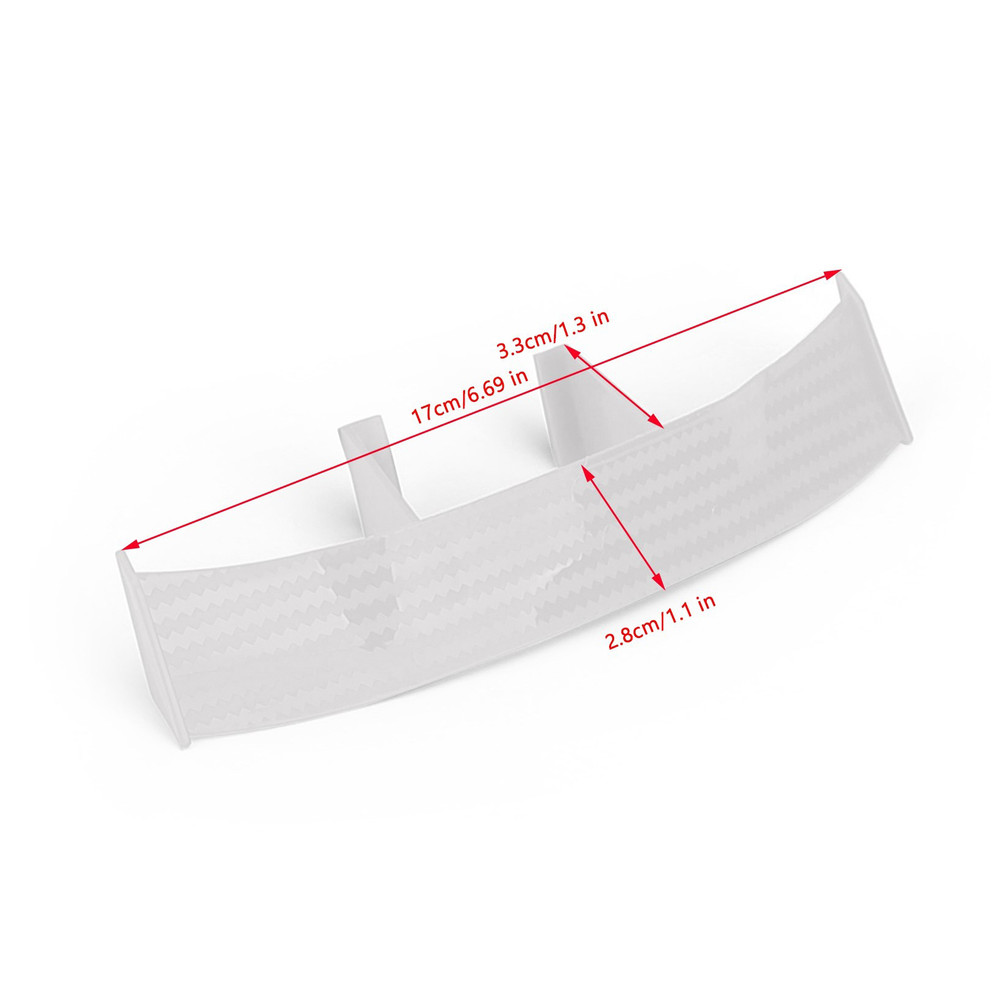 Universal Mini Spoiler Car Auto Tail Decoration Spoiler Wing Grey