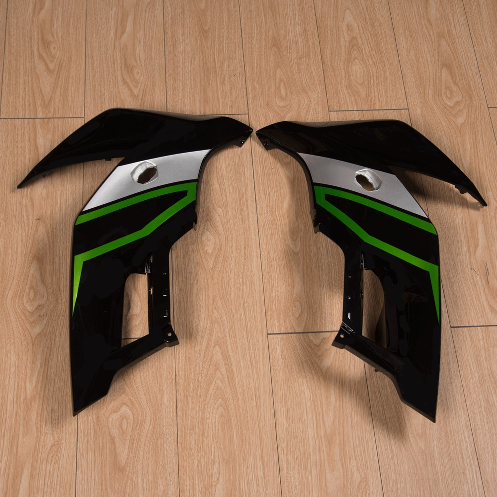 Injection ABS Plastic Bodywork Fairing Fit for Kawasaki VERSYS650 2015-2021 Black Green