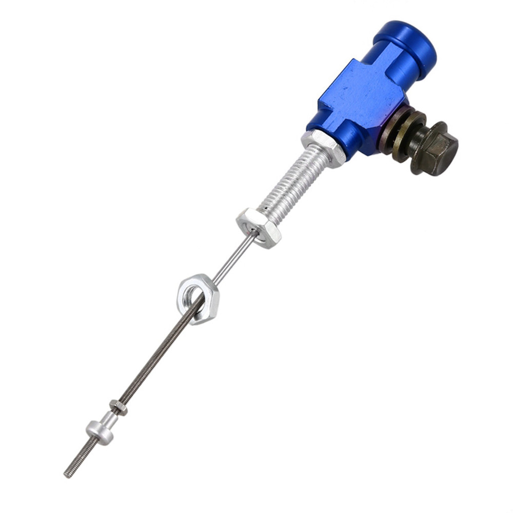 Universal Motorcycle Hydraulic Clutch Master Cylinder Rod Brake Pump M10X1.25Mm Blue