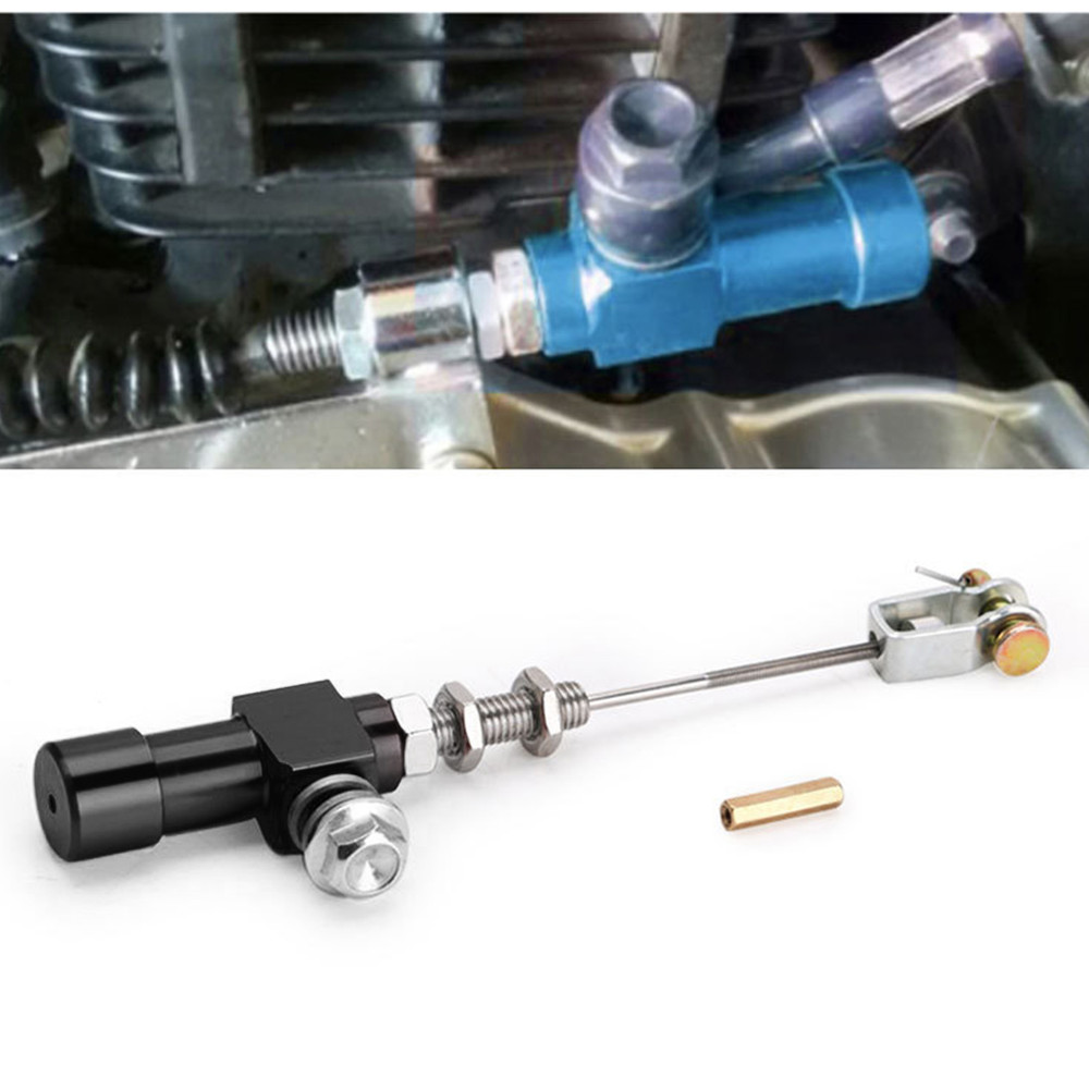 Universal Motorcycle Hydraulic Clutch Master Cylinder Rod Brake Pump M10X1.25Mm BLK