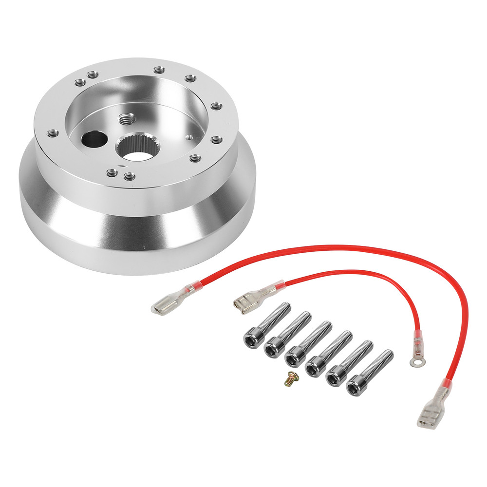 5 & 6 Hole Steering Wheel Polished Short Hub Adapter Kit NEW For Ididit GM Chevy