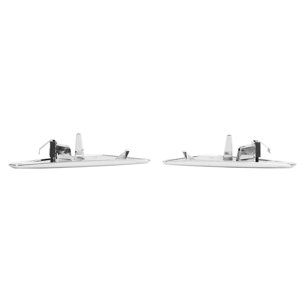Pair Chrome Front Side Fender Trim Finisher 51117338569/570 For BMW F25 F26 X3