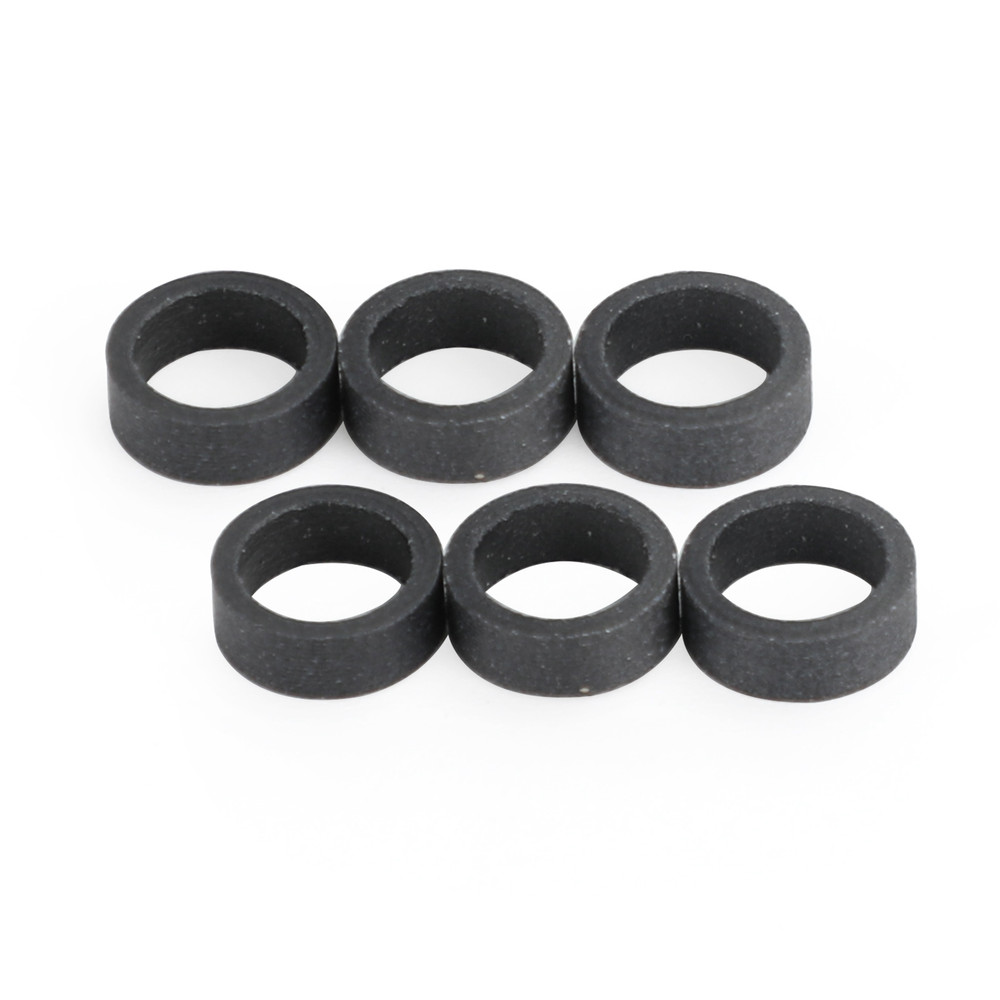 6PCS Fuel Injectors Repair Seals Fit BMW 135 335 535 550 650i 740i 750i X5 X6