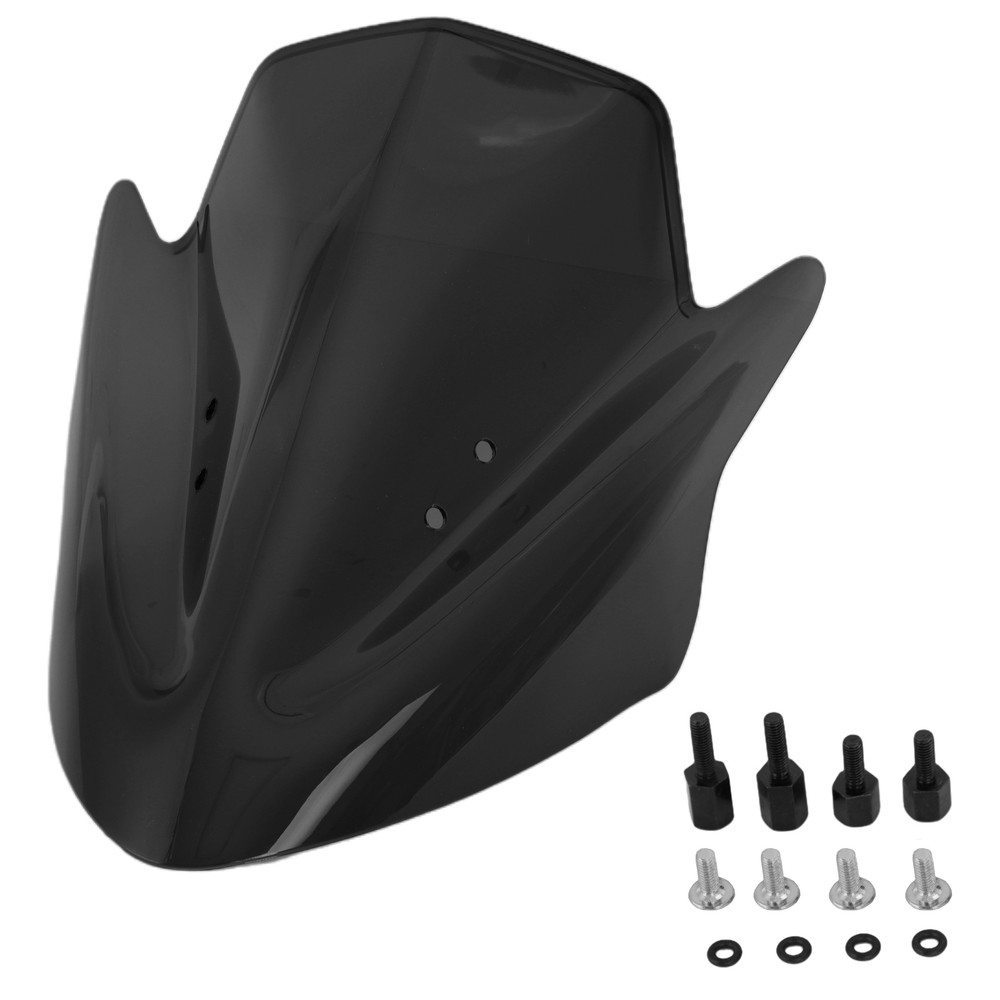 Windshield Windscreen Wind Shield Protector for Kawasaki ER6N ER-6N 2012-2016 BLK