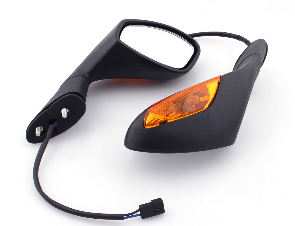 Mirrors Turn Signals Aprilia RSV 1000 (2004-2008) OEM Style Black