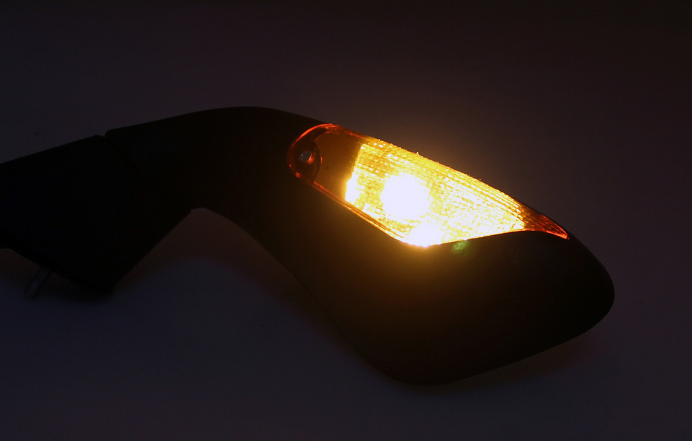Mirrors Turn Signals Aprilia RSV 1000 (2004-2008) OEM Style Black