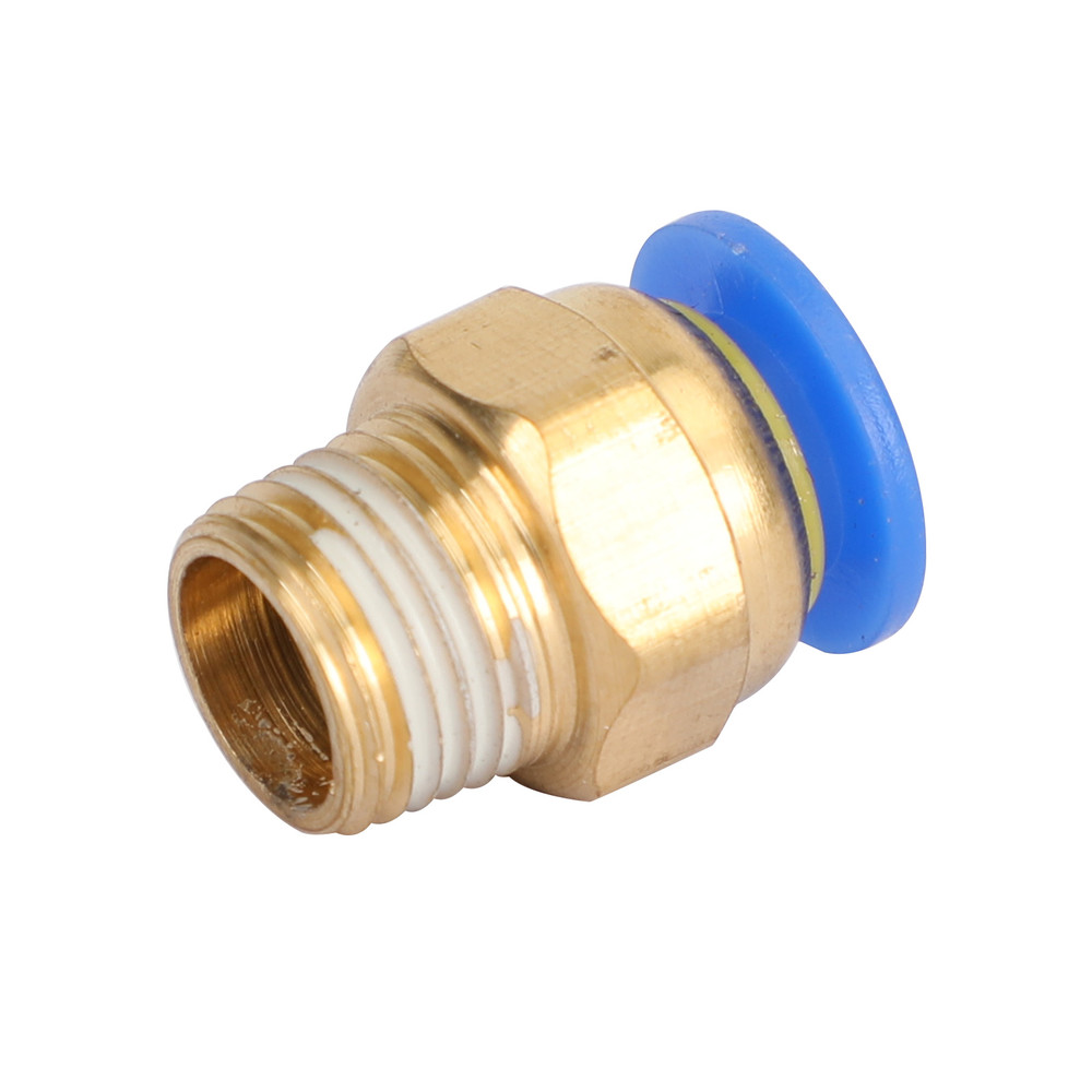 10x Pneumatic 1/4" Tube X 1/8" NPT Male Connector Push In To Air Connect Fitting