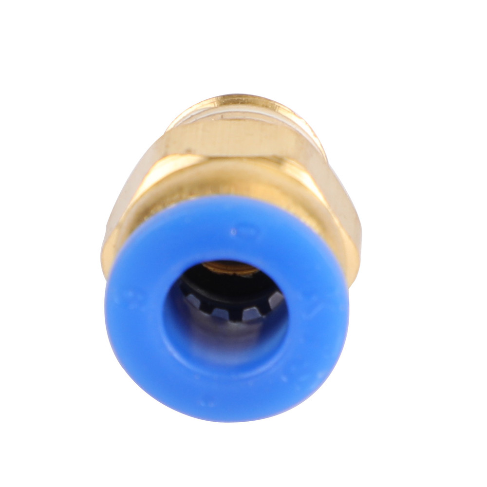 10x Pneumatic 1/4" Tube X 1/8" NPT Male Connector Push In To Air Connect Fitting