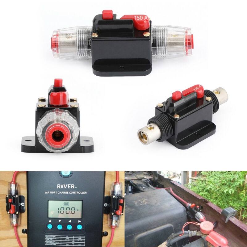 150 Replace Circuit Stereo Breaker Inline Reset AMP Fuse For Car Audio Marine
