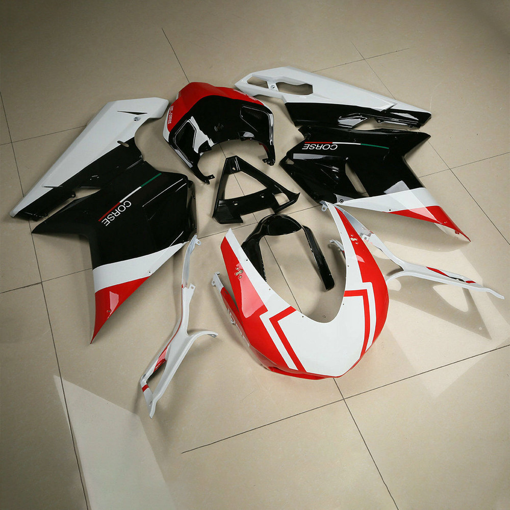 Red White ABS Fairing Bodywork Kit For DUCATI 1098 848 1198 2007-2012 2008 2009 #20