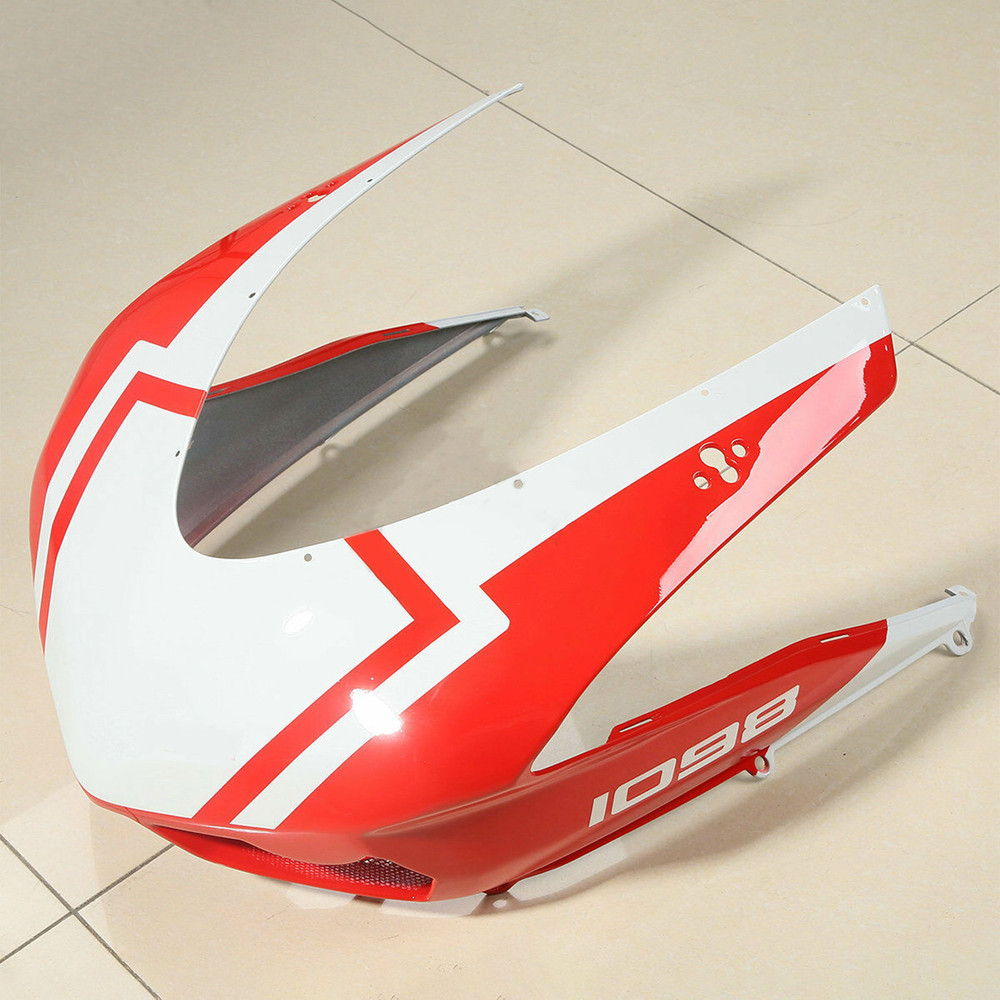 Red White ABS Fairing Bodywork Kit For DUCATI 1098 848 1198 2007-2012 2008 2009 #20