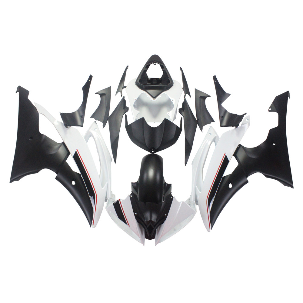2008-2016 Yamaha YZF 600 R6 Injection Fairing Kit Bodywork Plastic ABS #149 Amotopart Fairing