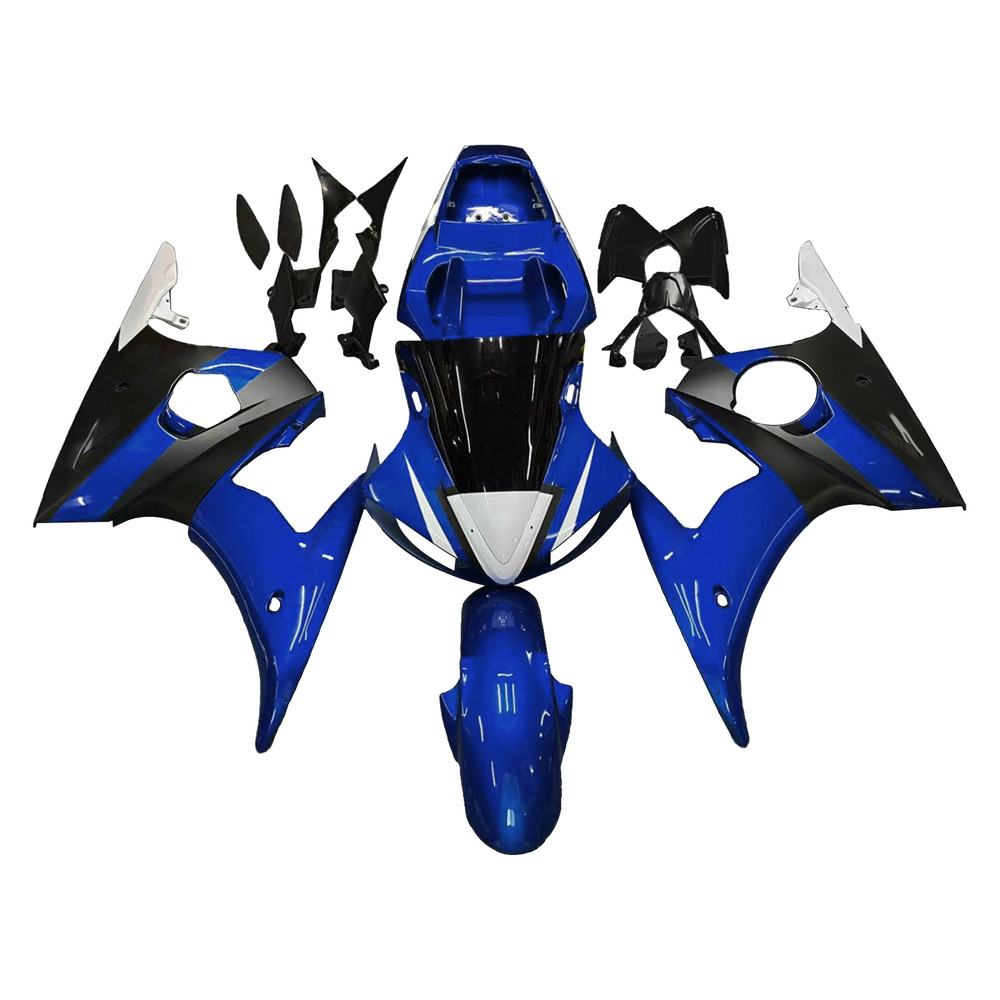2005 Yamaha YZF 600 R6 Injection Fairing Kit Bodywork Plastic ABS #156 Amotopart Fairing