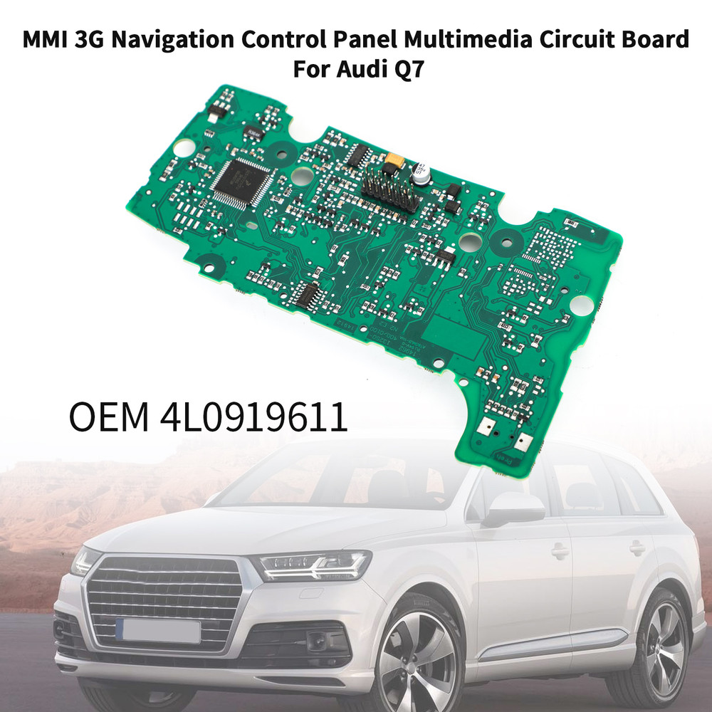 MMI 3G Navigation Control Panel Multimedia Circuit Board 4L0919611 For Audi Q7