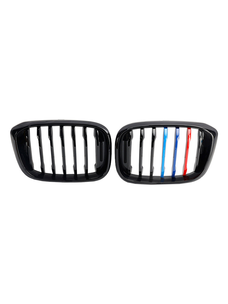 Pair M-Color Kidney Grill Grille 51138469959 fit BMW G01 X3 G02 X4 Gloss Black