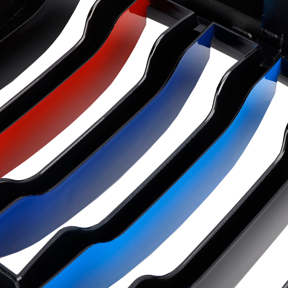 Pair M-Color Kidney Grill Grille 51138469959 fit BMW G01 X3 G02 X4 Gloss Black