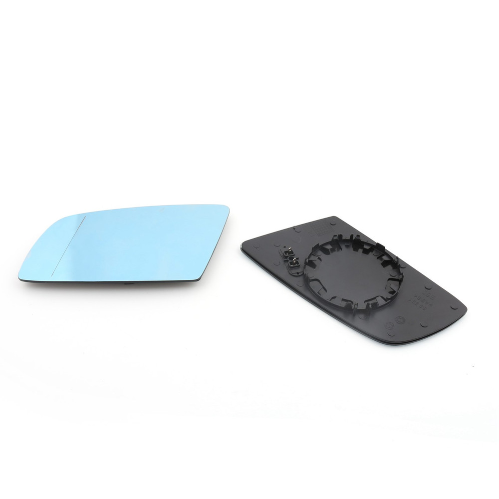 Left +Right Side Heated Blue Door Mirrors Glasses For BMW 5-series E60 2003-2009