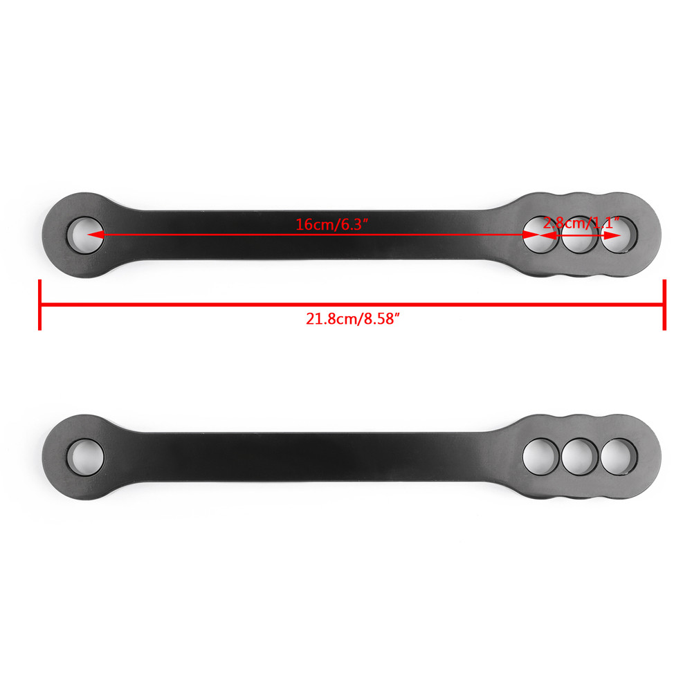 Rear Suspension Lowering Links for Honda CBR 600 900 919 929 954 1991-2006 Black