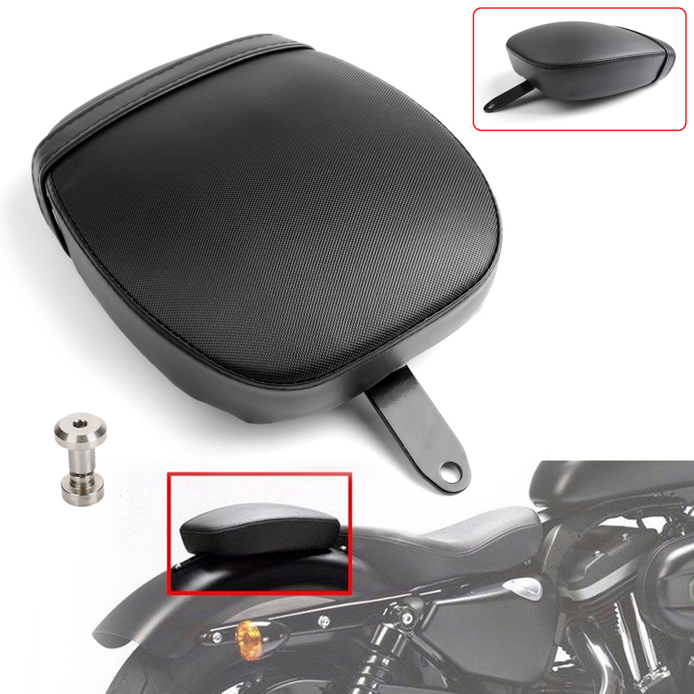 Cushion Rear Seat Passenger Pillion Pad for Sportster '72 '48 XL1200 X/V XL883