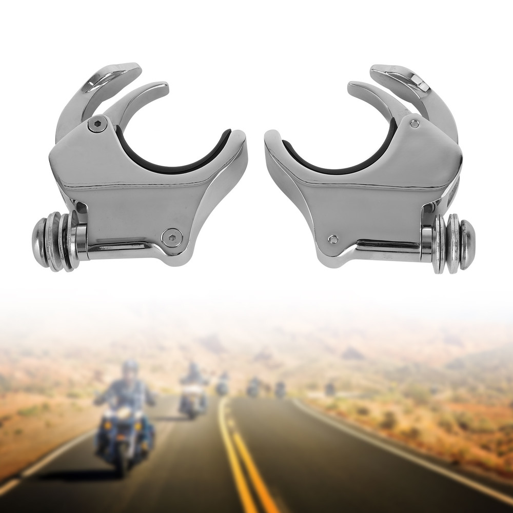 Windshield Fork Clamp Bracket Holder for Dyna Street Bob Wide Glide 2006+