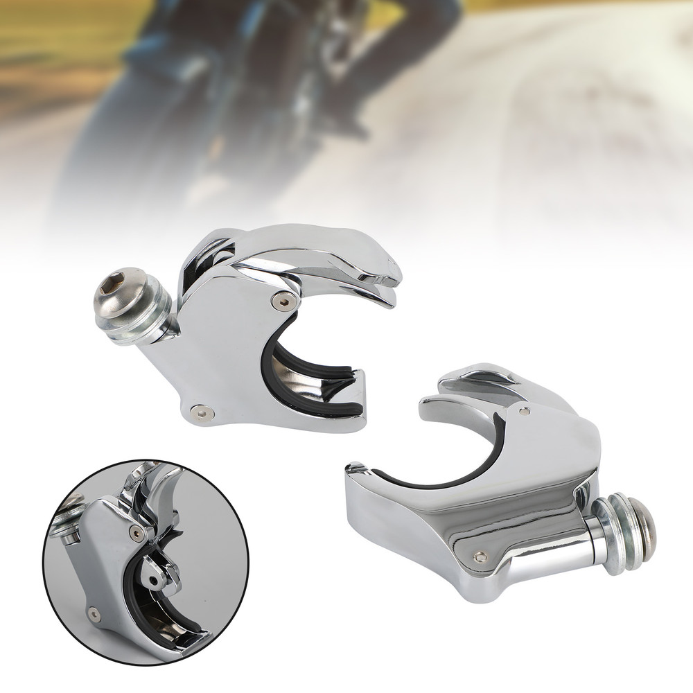 Windshield Fork Clamp Bracket Holder for Dyna Street Bob Wide Glide 2006+
