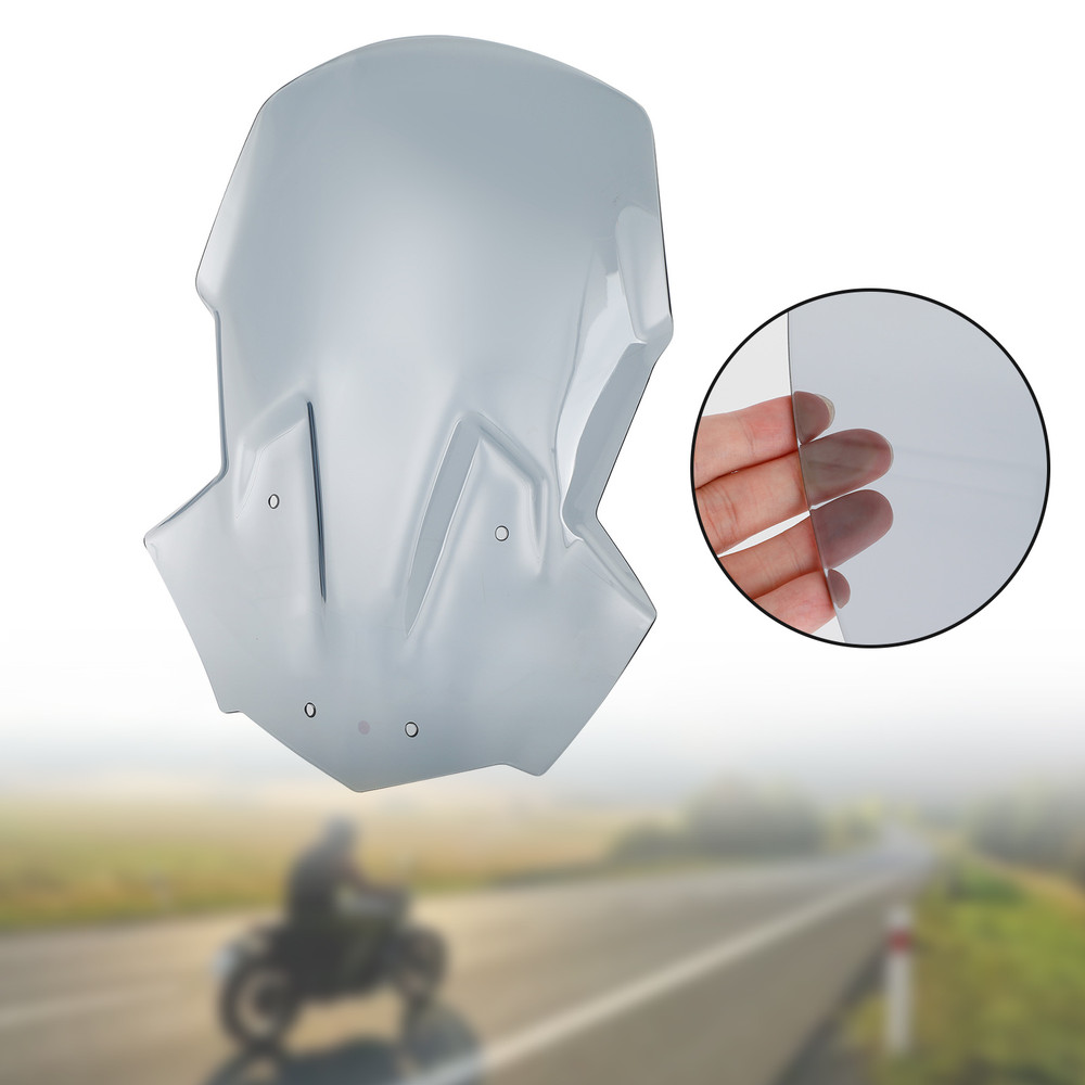 Windshield WindScreen fit for TRIUMPH Tiger 800 XC/XR/XRX/XRT/XCX/XCA 2018-2021 gray