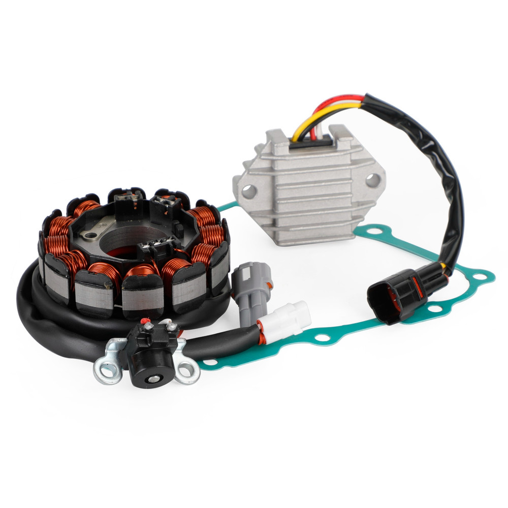 Magneto Stator + Voltage Rectifier + Gasket For Yamaha ATV YFZ450 2004-2008