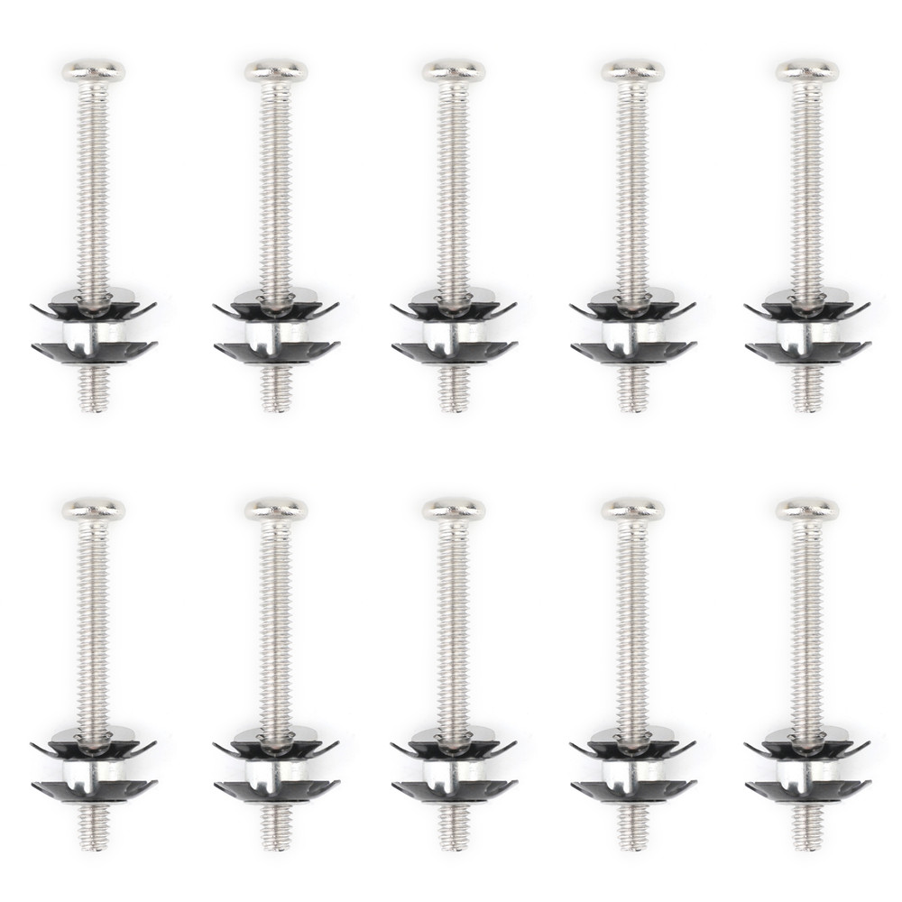 Set of 10 RV LADDER REPAIR KIT nuts Stainless Bunk Motorhome Parts Camper Trailer Coach