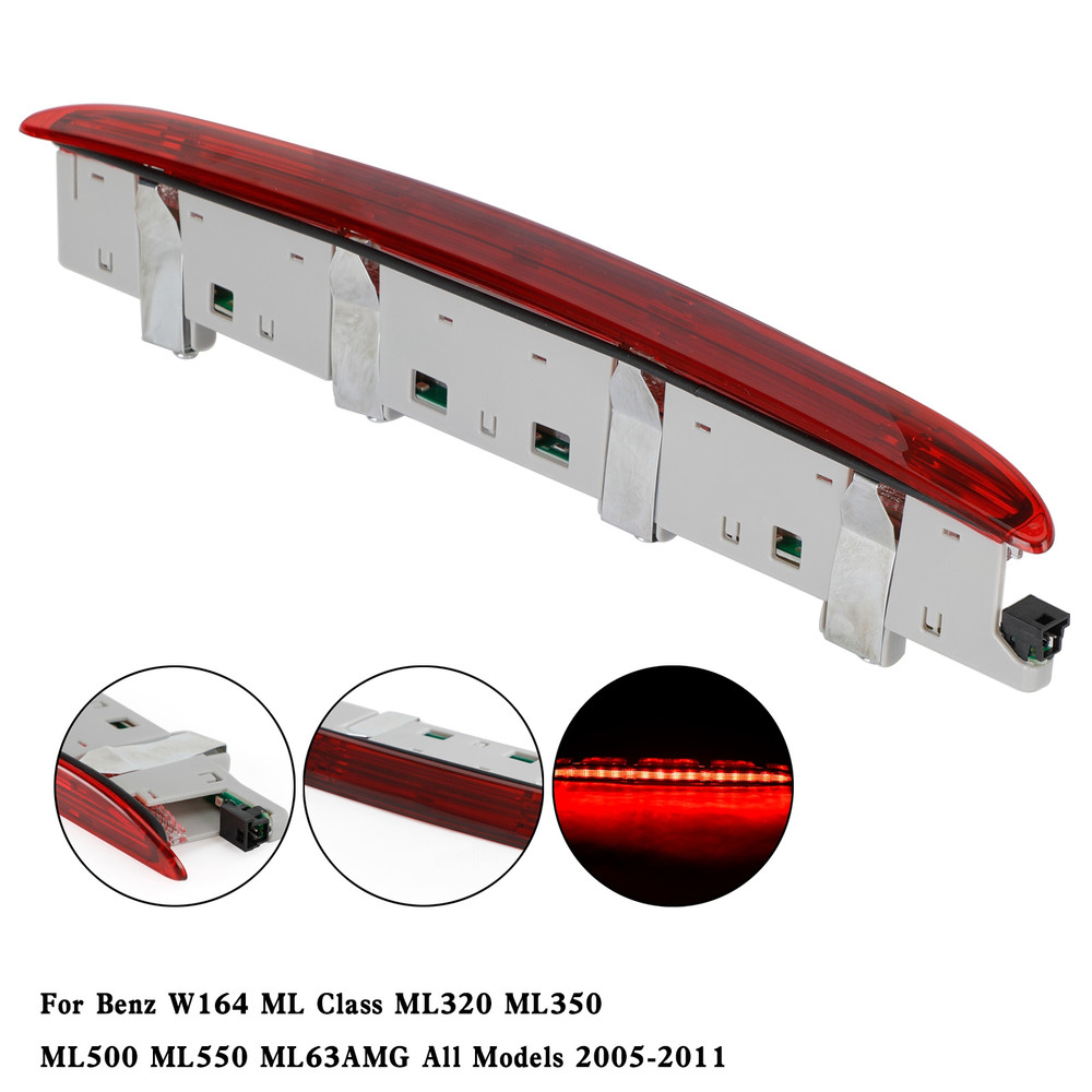 Red Third Brake Light Lamp A1648201056 For Mercedes-Benz W164 2005-2011