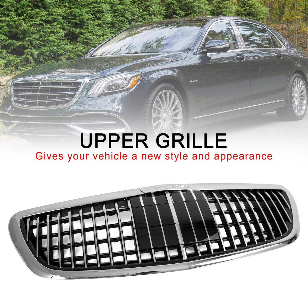 2014-2020 Mercedes Benz W222 S class S680 Maybach Style Grille with ACC