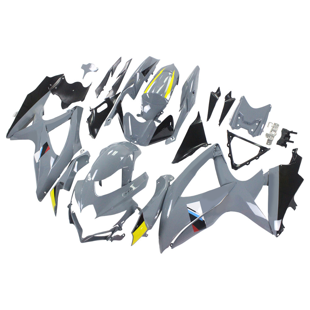 2008-2010 Suzuki GSXR 600/750 K8 Amotopart Injection Fairing Kit Bodywork Plastic ABS #102