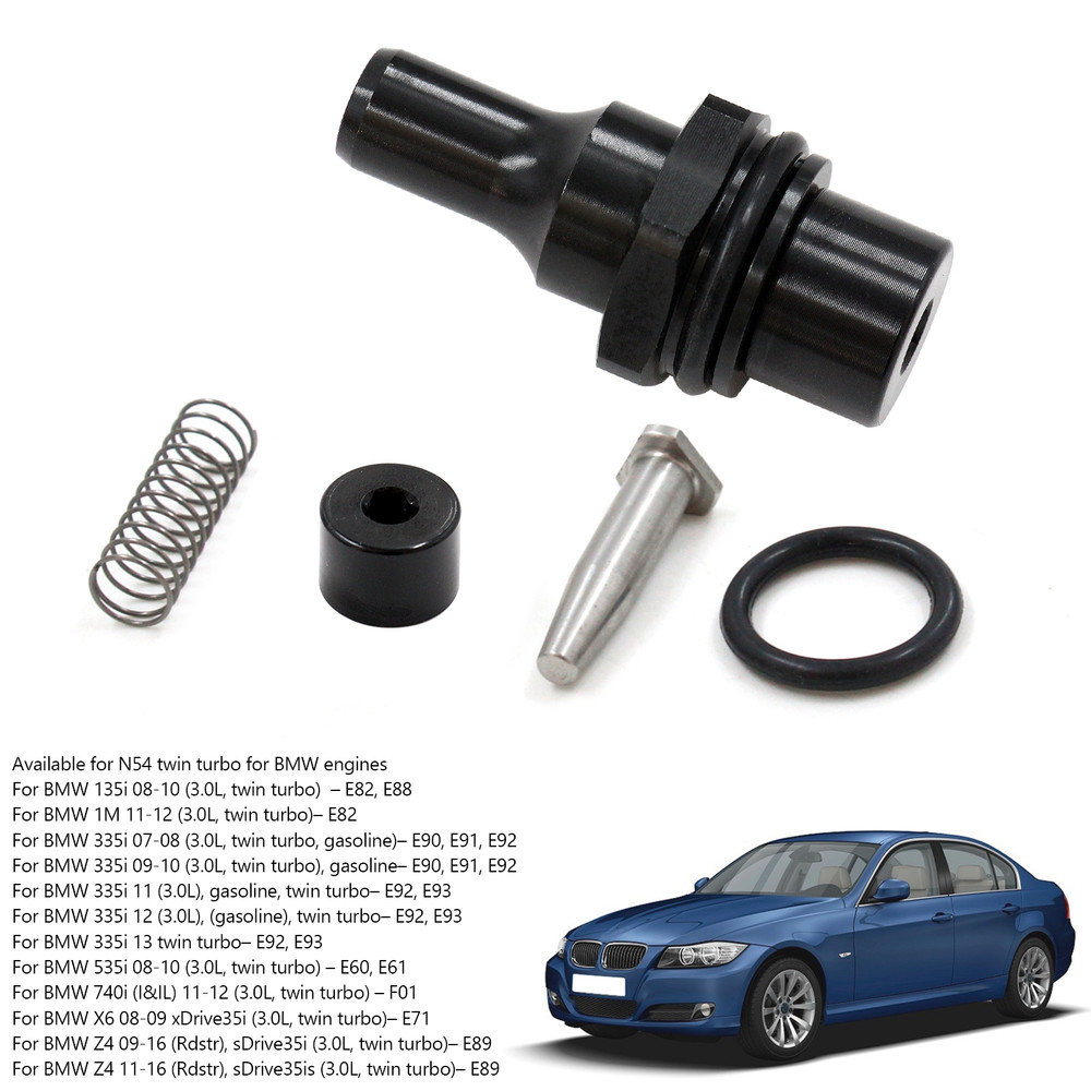 Replacement N54 PCV Valve For BMW E91 335i 2007-2010 535xi 2008 BLK