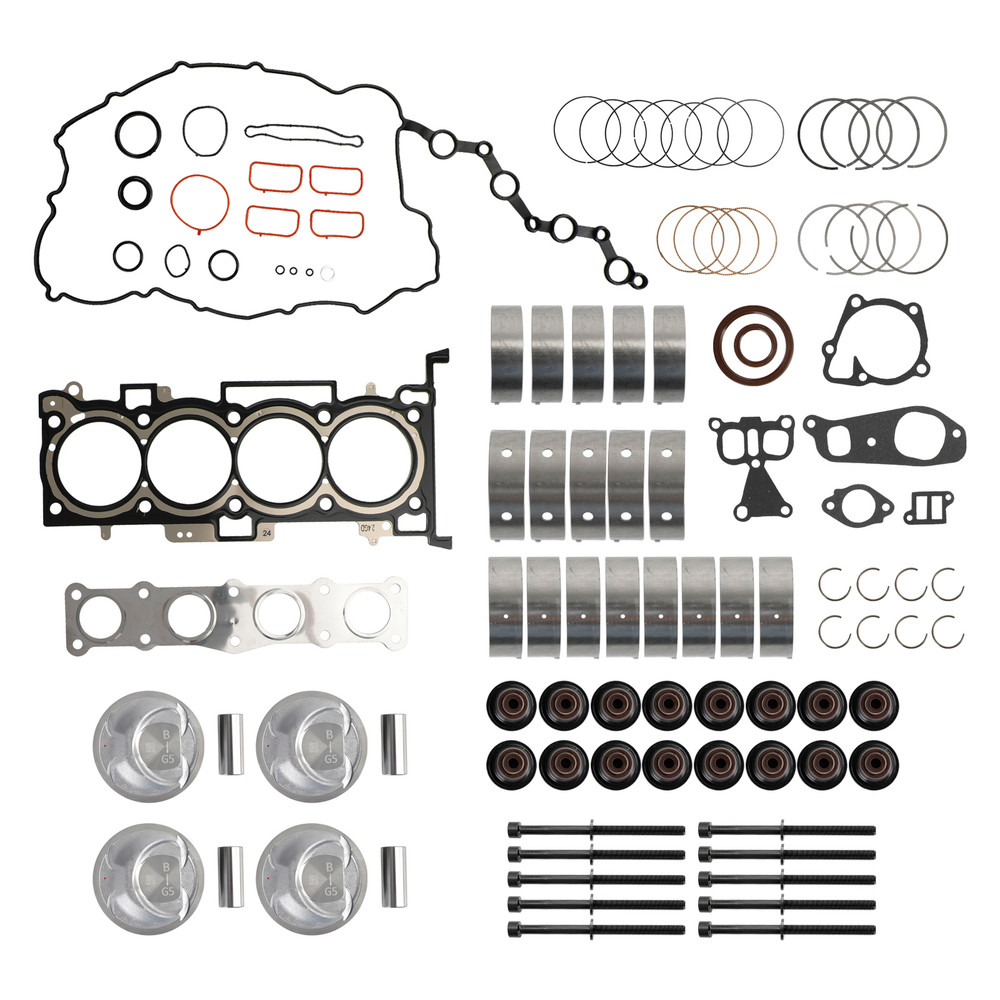 G4KJ 2.4L Engine Rebuild Pistons Gasket Overhaul Kit for Hyundai Kia 2011-2020