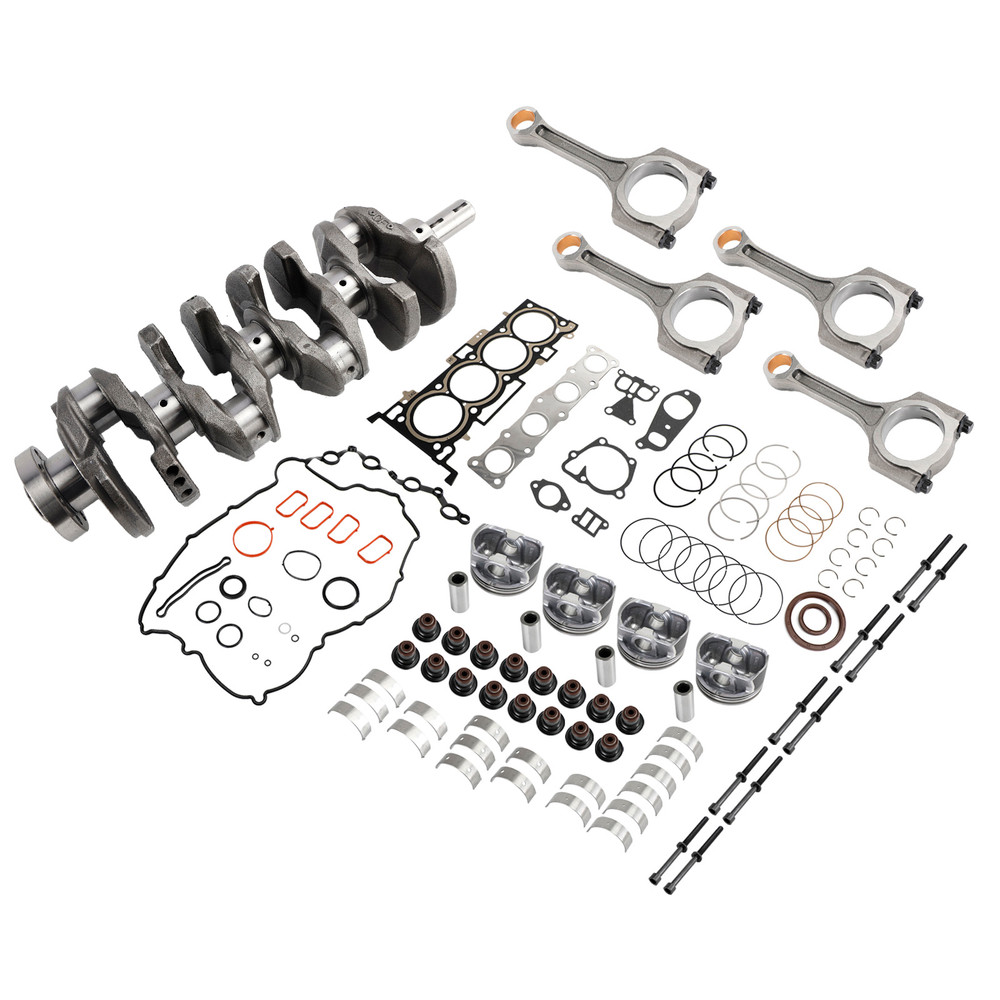 2011-2016 Hyundai Sonata 4-Door 2.4L G4KJ Engine Rebuild Kit - Crankshaft & Conrods & Pistons Gasket Generic