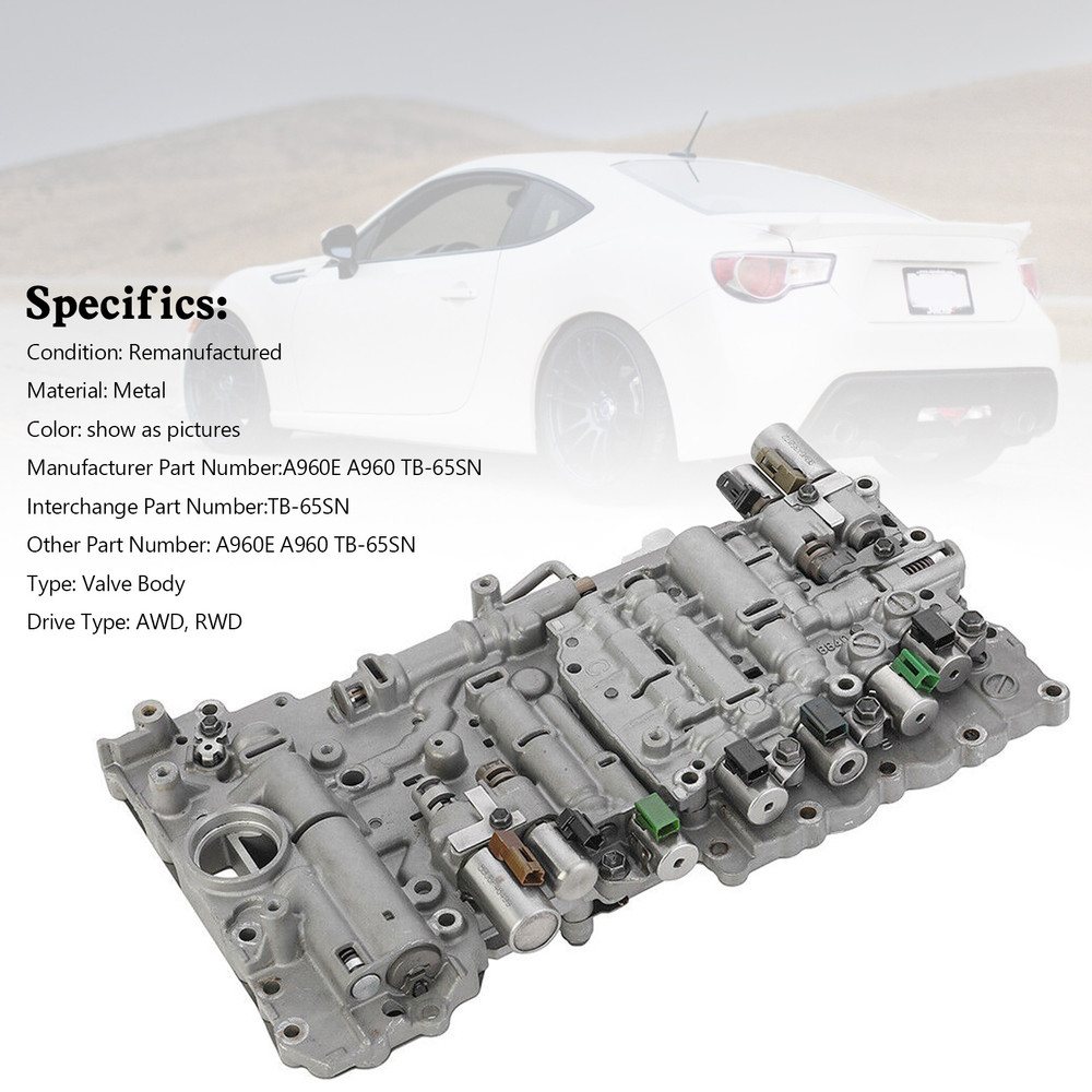 A960E A960 Transmission Valve Body W/ Solenoids TB-65SN For BRZ Crown