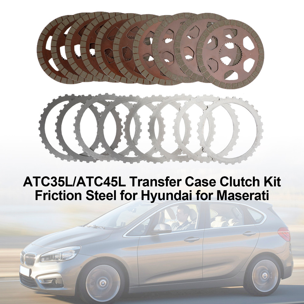 ATC35L/ATC45L Transfer Case Clutch Kit Friction Steel for Hyundai for Maserati