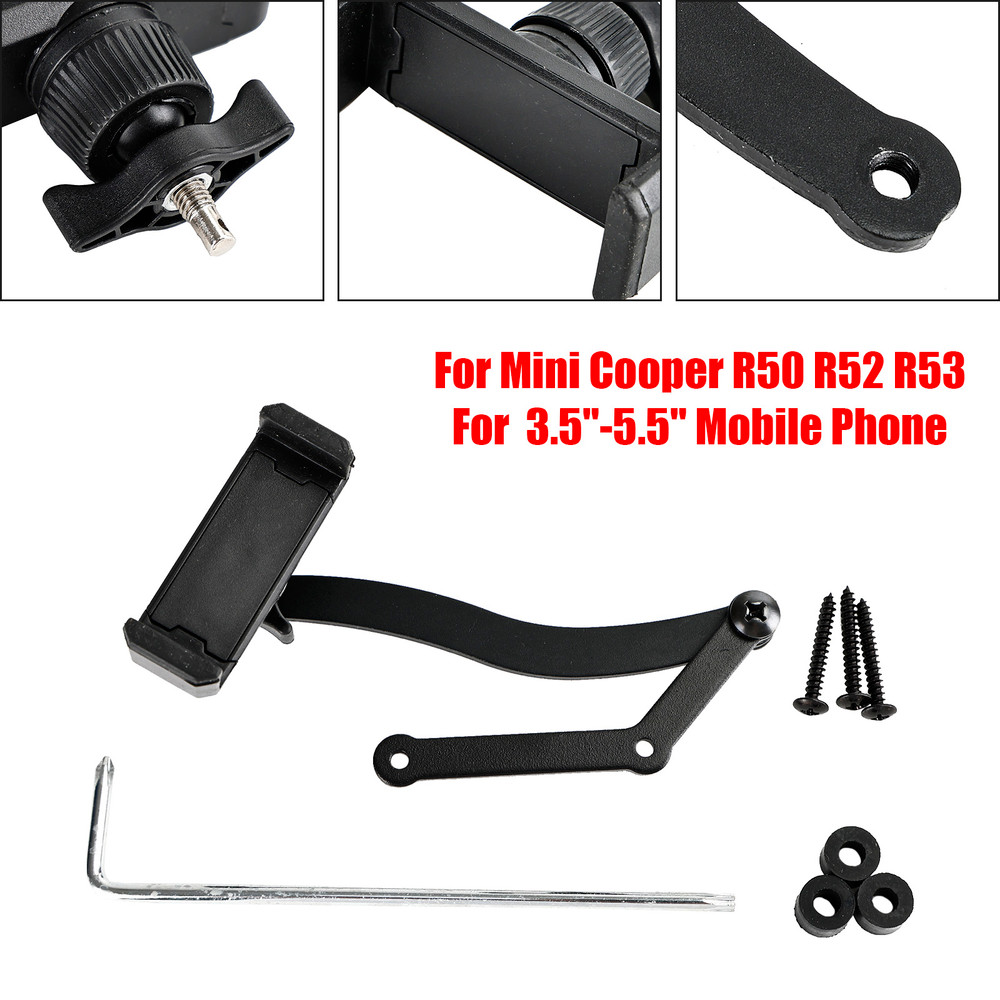 360??Rotation Car Mobile Phone Holder Mount for Mini Cooper R50 R52 R53