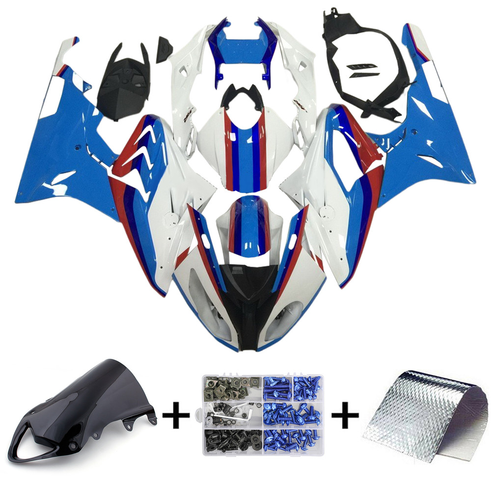 2009-2014 BMW S1000RR Injection Fairing Kit Bodywork Plastic ABS #114
