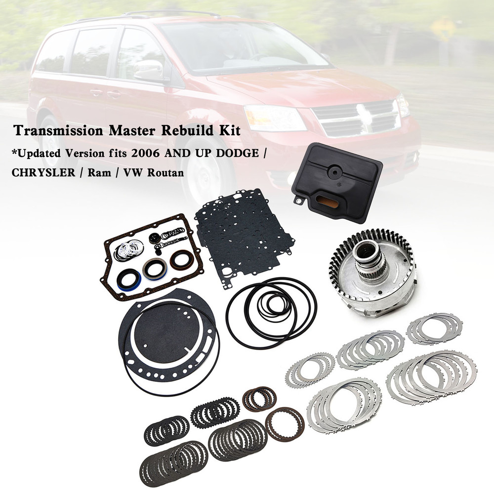 Transmission Master Rebuild Kit 68272623AB For 62TE