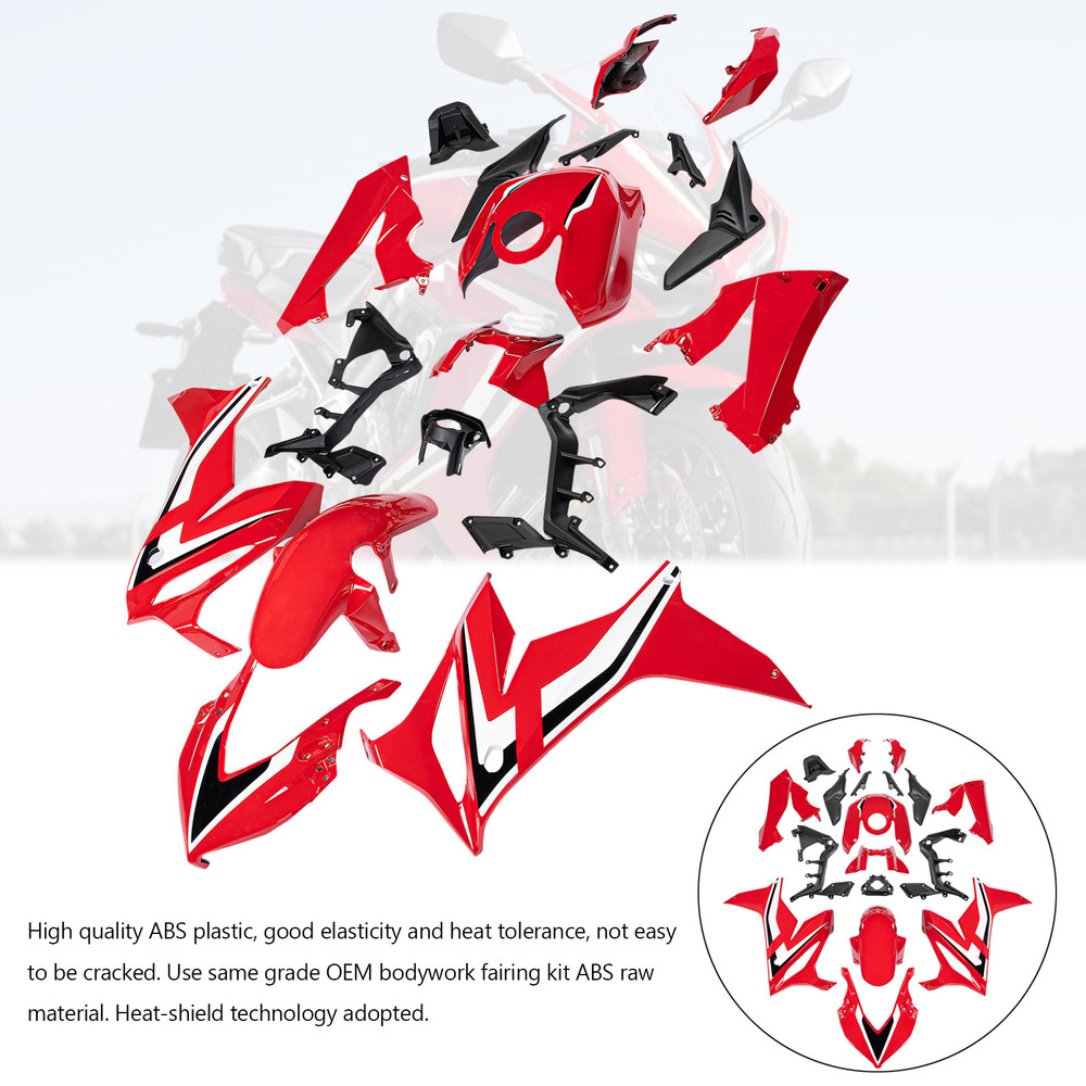 ABS Plastic Injection Molding Fairing Fit for Honda CBR650R 2021-2023 01#