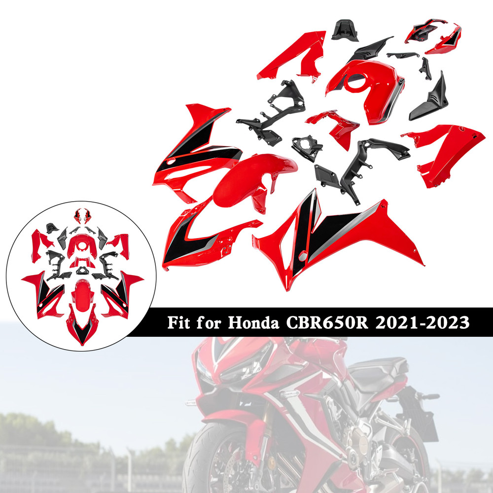 ABS Plastic Injection Molding Fairing Fit for Honda CBR650R 2021-2023 06#