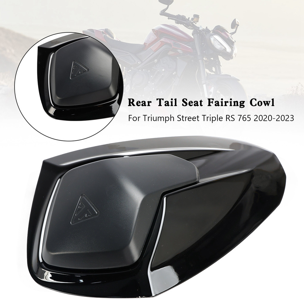 Rear Tail Seat Fairing Cowl Cover For Street Triple RS 765 2020-2024 Black Generic