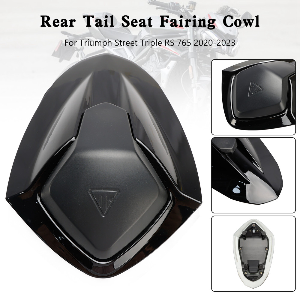 Rear Tail Seat Fairing Cowl Cover For Street Triple RS 765 2020-2024 Black Generic