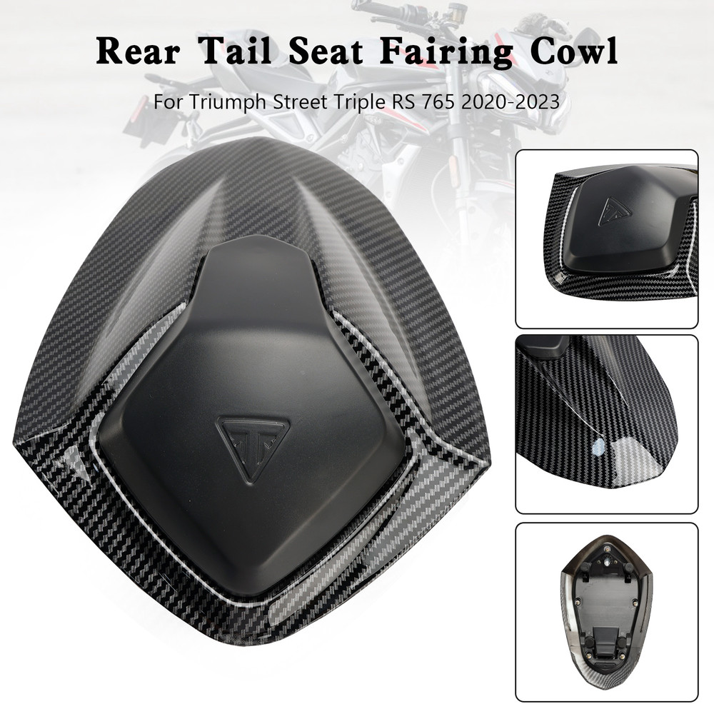 Rear Tail Seat Fairing Cowl Cover For Street Triple RS 765 2020-2024 Carbon Generic
